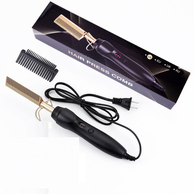 3 In 1 Electric Hot Comb - Glow Formula
