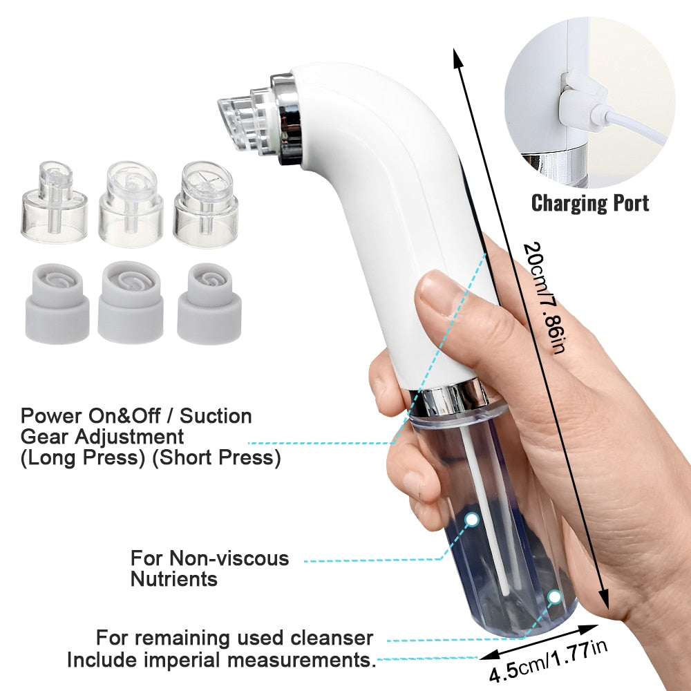 Blackhead Pore Vacuum Cleaner - Glow Formula