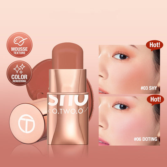 Smooth Blush Cream Toning And Brightening Natural Nude Blush Stick