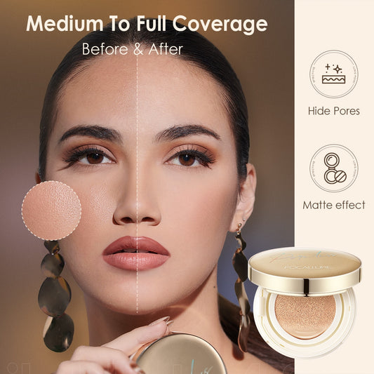 Poreless BB Air Cushion Foundation & CC Cream Matte Concealer