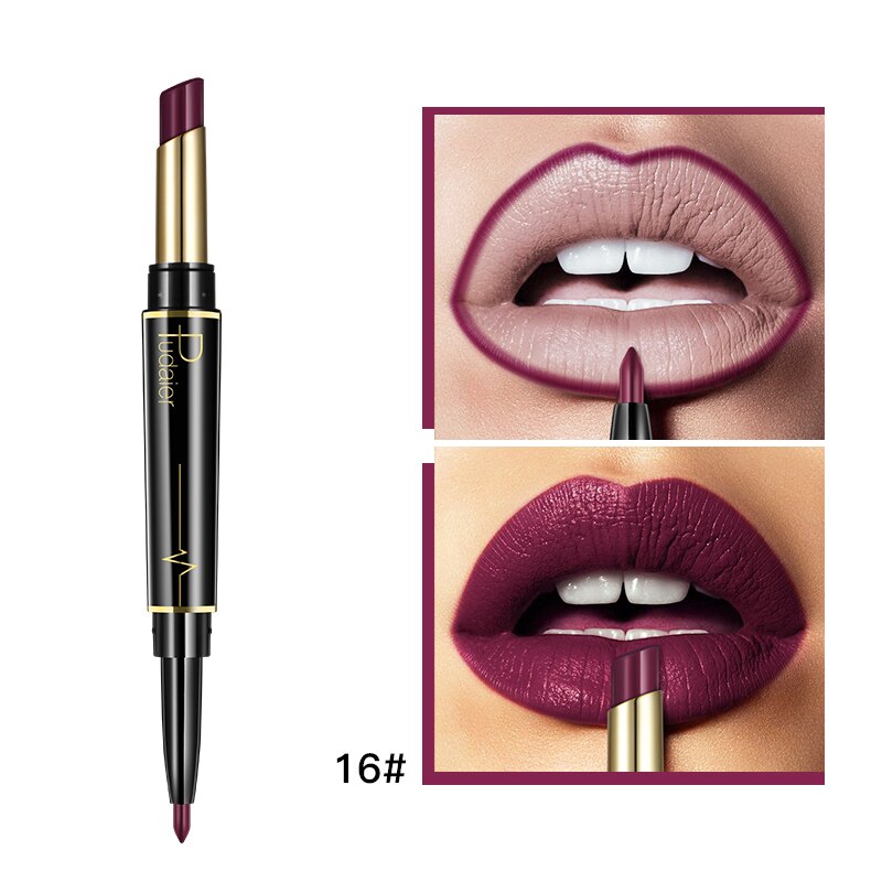 2 in 1 Matte Lipstick & Lip Liner