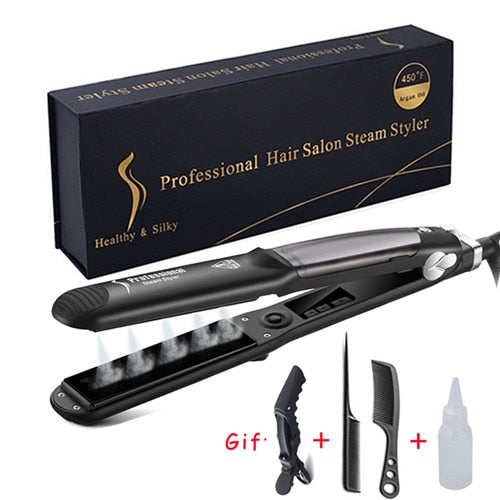 Professional Steam Hair Straightener