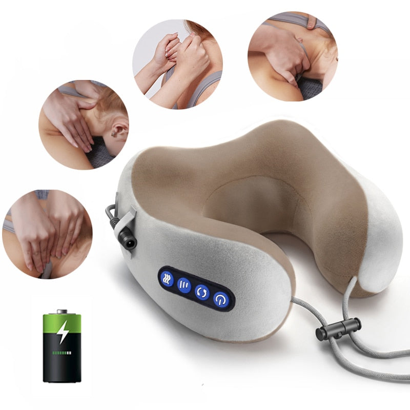 U-Shaped Electric Neck Massager - Glow Formula