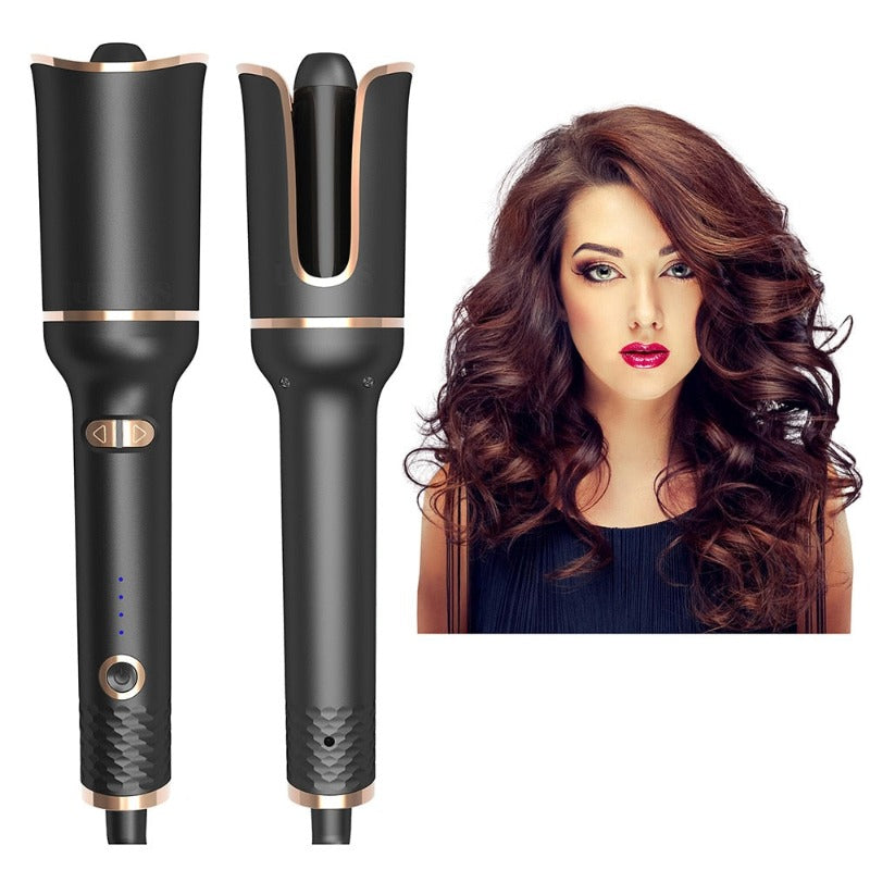 Auto Rotating Ceramic Hair Curler - Glow Formula